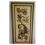 Rosemal on wood floral display