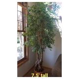 Tall Faux Ficus Tree Greenery (a)
