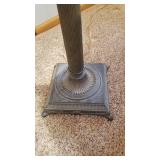 Tall Ribbed Column Floor Lamp