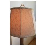 Tall Ribbed Column Floor Lamp