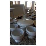 Selection of White Ware Serving Pieces ~  Crate & Barrel