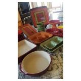 Colorful Crate & Barrel Serving Selection