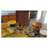 Yellow Ceramic Serving Selection ~ Italian & Vietri Pieces