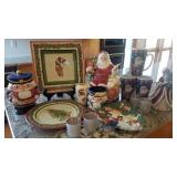 Radko & Fitz Floyd Holiday Tableware with Throw Pillow
