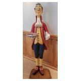 Pool Cue Butler Figural Pool Cue Accessory