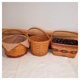 Longaberger Fall Display Baskets