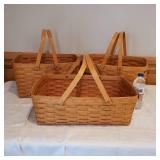 Large Longaberger Picnic Baskets