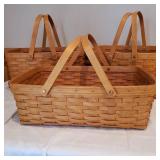 Large Longaberger Picnic Baskets