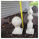 Petite Concrete Garden Art