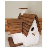 Triplex Wooden Birdhouse