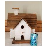 Triplex Wooden Birdhouse