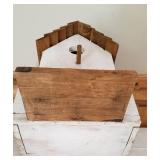 Triplex Wooden Birdhouse