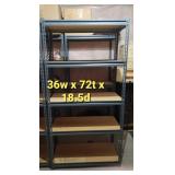 Utility Shelving (a)  ~ 36 x 72 x 18.5