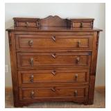 Gorgeous Antique Walnut Dresser