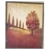 Sienna Landscape Framed Art Print