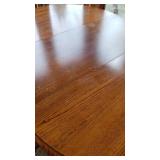 Shaker Style Dining Table with 4 Chairs & Leaf