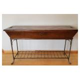 Shaker Style Sofa Library Table with Storage