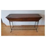 Shaker Style Sofa Library Table with Storage