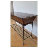 Shaker Style Sofa Library Table with Storage