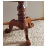 Light Mahogany Drum Table