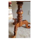 Light Mahogany Drum Table