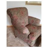 Cottage Rose Arm Chair and Ottoman