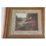 English Rose Garden Framed Print