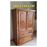 Vintage Broyhill Tallboy Dresser