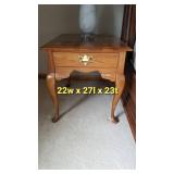 Pecan Side Table Night Stand