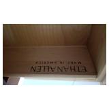 Ethan Allen Book Shelf and 3 Drawer Chest