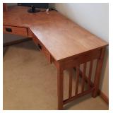 Prairie Mission Style Corner Workstation