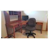 Prairie Mission Style Corner Workstation