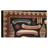 Canoe Theme Hook Loop Area Rug ~ 42 x 66