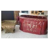 Tray and Urns Decorator Accent Pieces