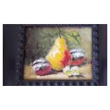 Fruit Still Life Oil Painting Framed Art