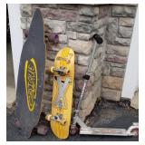 Skateboard and Scooter Lot