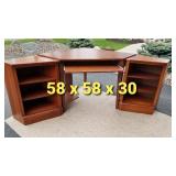 Ethan Allen Corner Desk Workstation