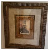 Pair of matching wine themed framed prints