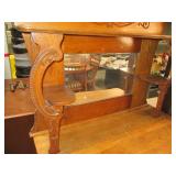 Antique Wooden Mirrored Buffet Styl...