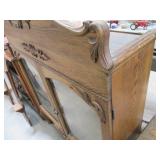 Antique Wooden Buffet Hutch Style C...