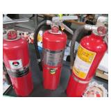 Lot of 3 fire extinguishers...