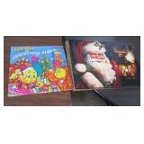 Vintage Christmas Pac-Man Record Al...