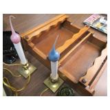Beautiful Wooden Display Shelf, Ele...
