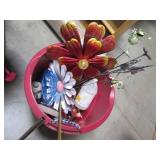 Garden Bushel Tote filled with Colo...