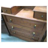 Antique Vanity Style 5 Drawer Dress...