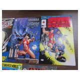 Stack of Comic Books Featuring Robo...