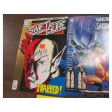 Stack of Comic Books Featuring Robo...