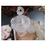 Lot of Crystal and Porcelain Orname...
