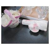 Lot of Crystal and Porcelain Orname...