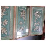 Shadow Box Style Floral Wall Décor...
